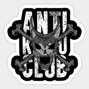 KAIJU No 8: ANTI-KAIJU CLUB (GRUNGE STYLE) Sticker